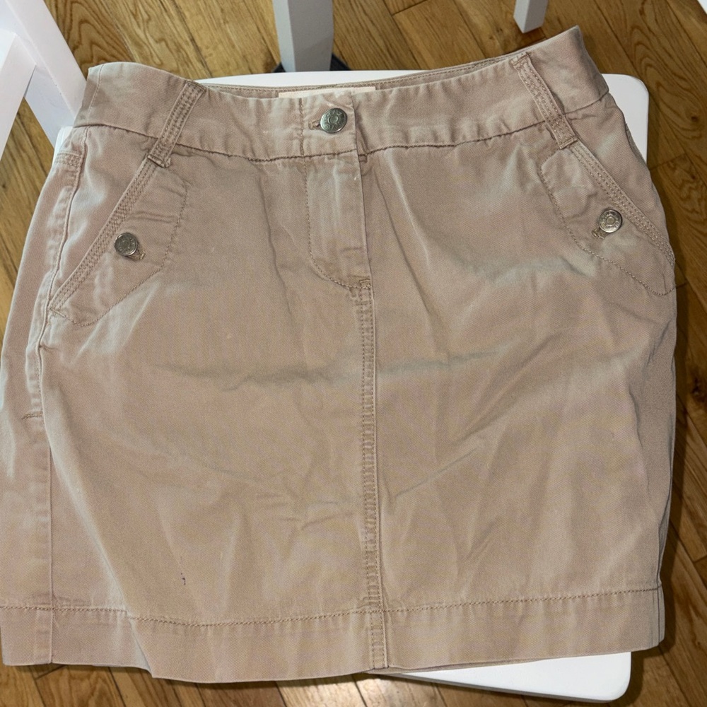 J Crew Tan Women's Skirt size 4